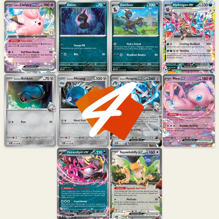 Steven’s Metagross ex is the most broken deck in Destined Rivals (literally)!